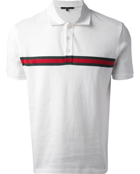 white gucci short sleeve shirt|Gucci long sleeve shirt men's.